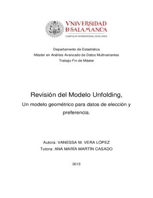 Completable En L Nea Gredos Usal Magster En Anlisis Avanzado De Datos