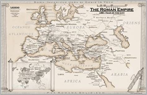 TMP Fantasy Roman Empire Map From Hinterwelt