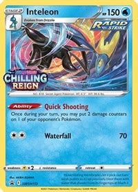 Inteleon V Rebel Clash Pokemon Card Prices Trends