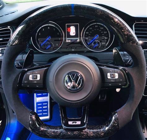 Carbon Fibre Steering Wheel Vw Golf Mk Gti R Eldens Autobahn