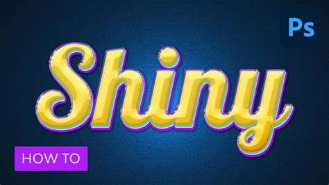 How To Create A Colorful And Shiny Text Effect In Adobe Photoshop