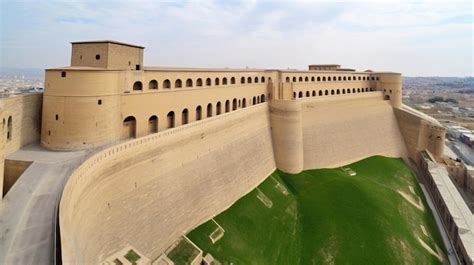 Premium AI Image | Erbil Citadel Historic Tourist Building UNESCO ...