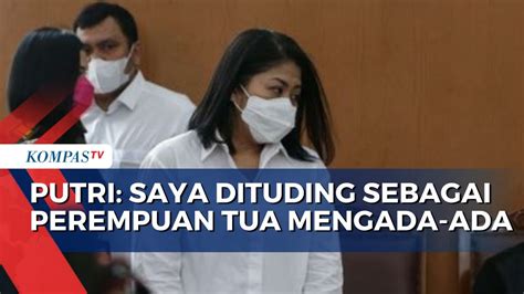 Putri Candrawathi Saya Dituding Sebagai Perempuan Tua Mengada Ada