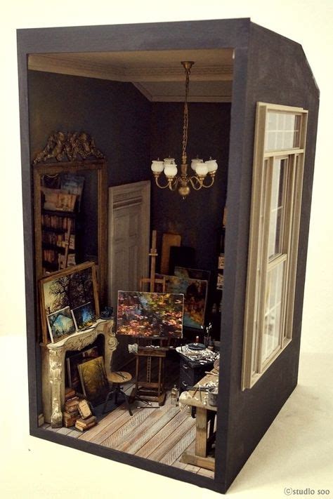 24 Mini Room Boxes Ideas Room Box Miniature Rooms Doll House