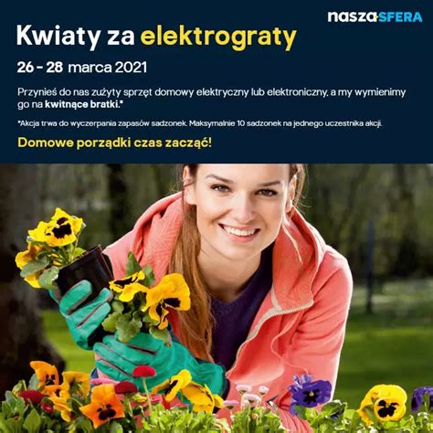 Castorama Sosnowiec Zaprasza Na Akcj Kwiaty Za Elektrograty Do