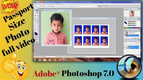 How To Make Passport Size Photo In Photoshop Adobe Photoshop Se