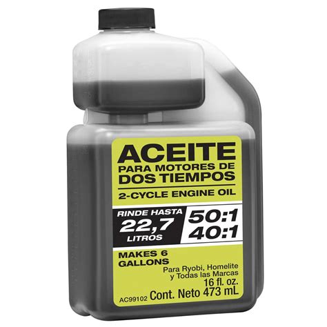 Aceite Para Motor De Tiempos Ml Azul Homelite The Home Depot M Xico