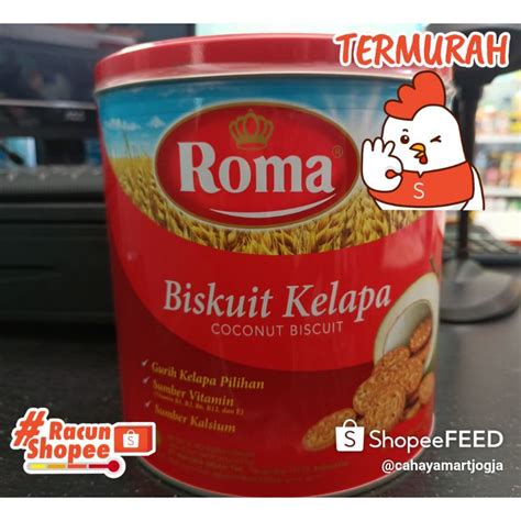 Jual ROMA KELAPA KALENG BISKUIT ROMA KELAPA 345 Gram Shopee Indonesia