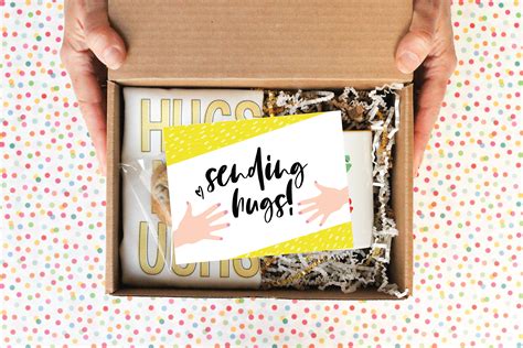 Sending Hugs Care Package Sunshine T Box Send A Hug Cheer Etsy