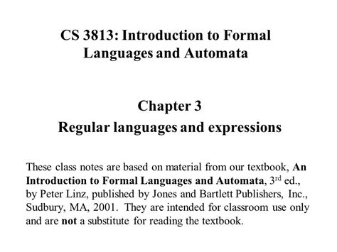 An Introduction To Formal Languages And Automata Paseegh