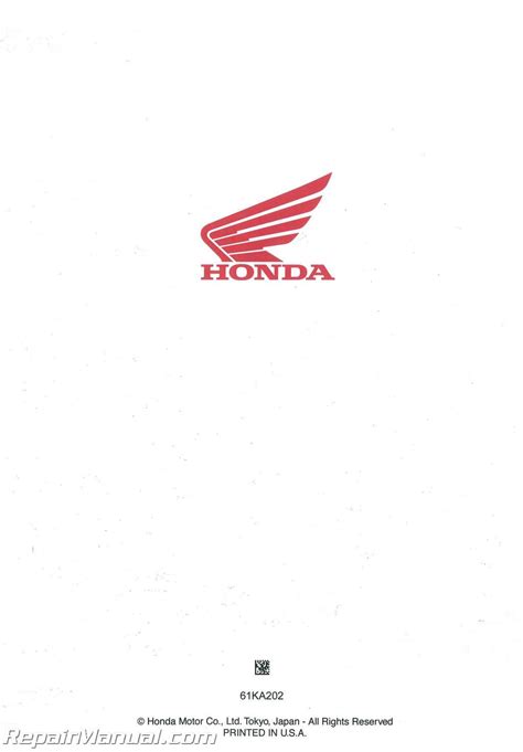 1981 1983 Honda XR200R Motorcycle Service Manual