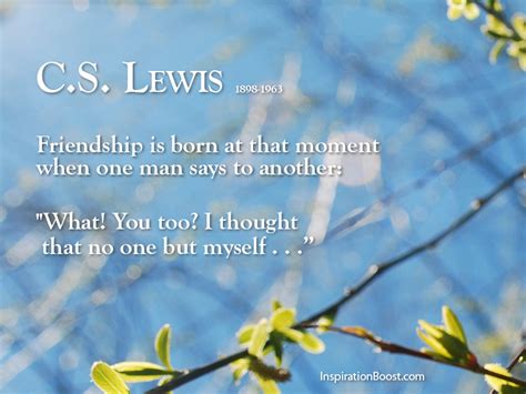 C. S. Lewis Friendship Quotes | Inspiration Boost