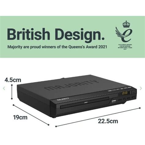 Buy Majority 75308 Multi Region Hdmi Dvd Player Black From £2999