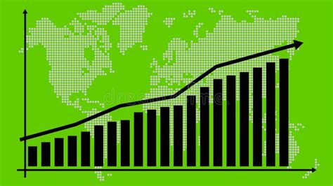 Gr Fico De Crescimento Financeiro Animado Gr Fico De Linhas De