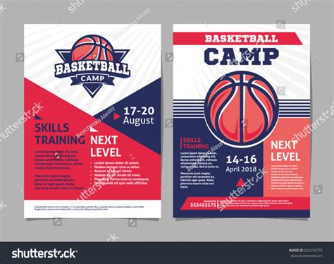 Basketball Camp Brochure Template Sample Professional Templates