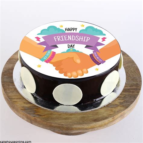 Friendship Day Photo Cake 2 Cake House Online