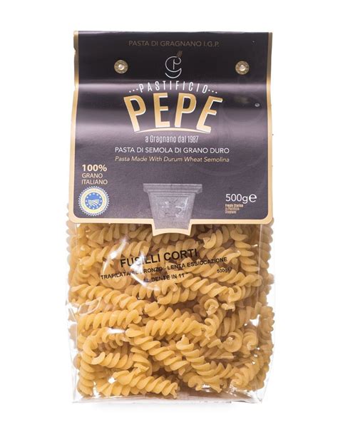 Fusilli Corti Pasta Di Gragnano I G P Pastificio Pepe G Pastificio