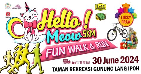 Hello Meow Km Fun Walk Run Checkpoint Spot