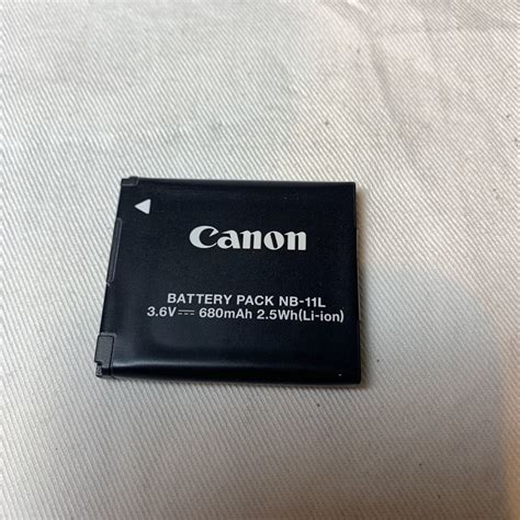 Yahooオークション 送料198円 動作品 Canon 純正バッテリー Nb 11l