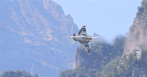 Dynamic Eurofighter Typhoon Display Editorial Photo - Image of maneuver ...