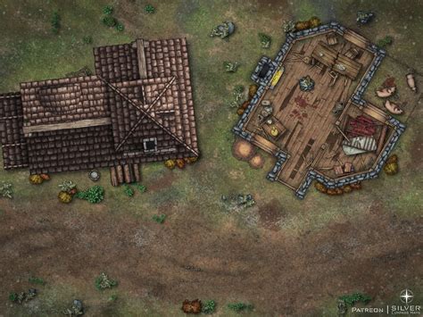 Burning Town Map Pack Rbattlemaps
