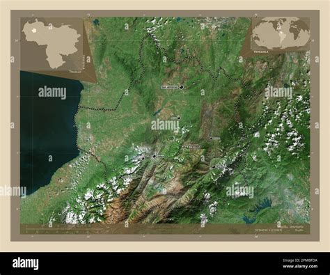 Trujillo estado de Venezuela Mapa satelital de alta resolución