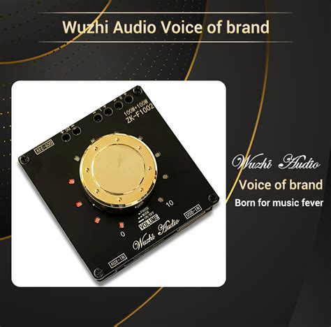 Wuzhi Audio ZK-F1002 Bluetooth Amplifier Module 100Wx2 Power Amp ...