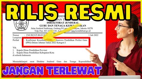 Kabar Gembira Penetapan Mahasiswa Ppg Cara Konfirmasi Kesediaan Ppg