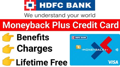 Hdfc Moneyback Plus Credit Card Benefits And Charges Hdfc Moneyback