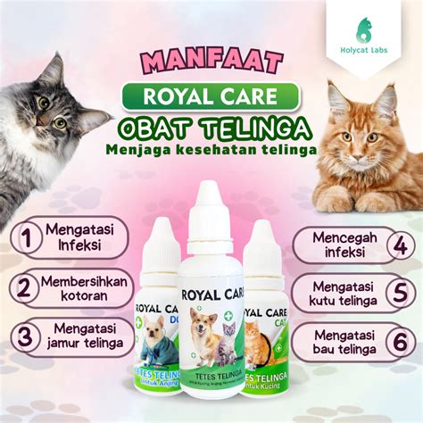 Jual Royal Care Obat Tetes Telinga Untuk Kucing Dan Anjing Ml Obat