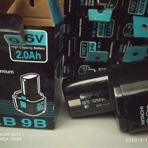 Promo Hitachi Eb 9b Battery 9 6v 2 0ah For Wh8db2 Wh8dc2 Wh8dh Diskon