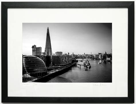 Framed Print Of London Skyline From The Air — Mark Anderson Photographer