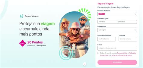 Incrível Ganhe 20 pontos Livelo por real gasto no Seguro Viagem da