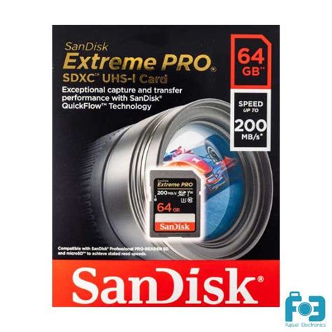 SanDisk Extreme PRO 64GB 200mbps SDXC UHS I Memory Card Fujael