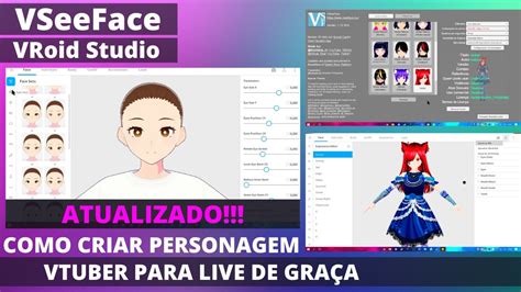 Tutorial Como Criar Personagem Vtuber Para Live De Gra A Vroid Studio