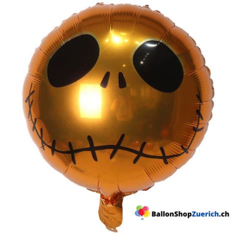 Luftballon Happy Halloween Totenkopf Gespenst Folienballon Party Kinder