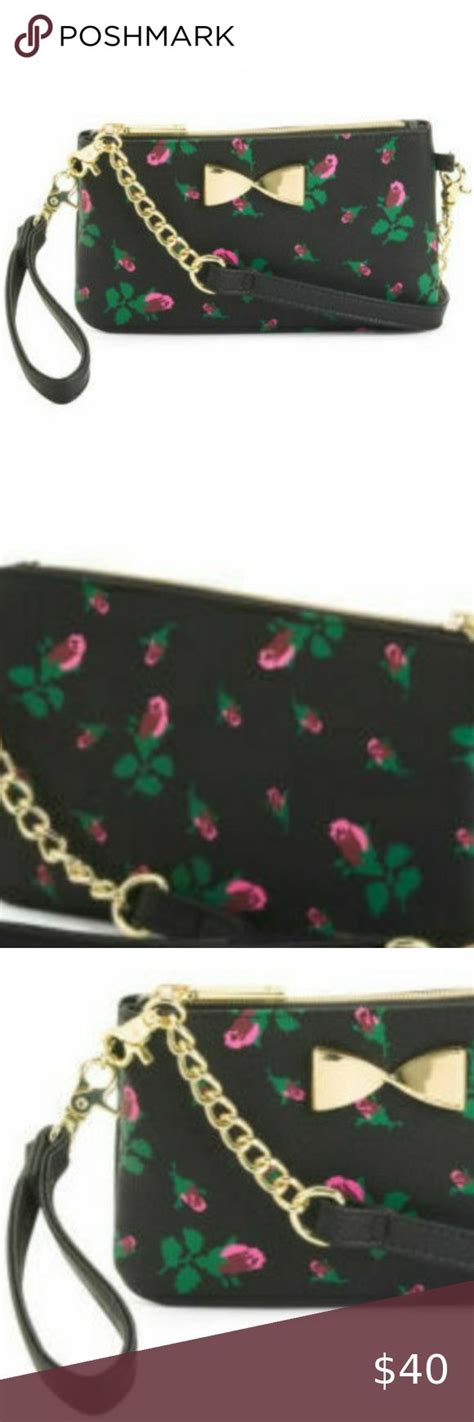 Betsey Johnson Rosebud Wristlet Betsy Johnson Bags Betsey Johnson