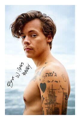 Harry Styles Signed A4 Photo Print Autograph Music One Direction EBay