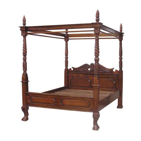 Classic Mahogany Four Poster Bed - Repro Furniture Company