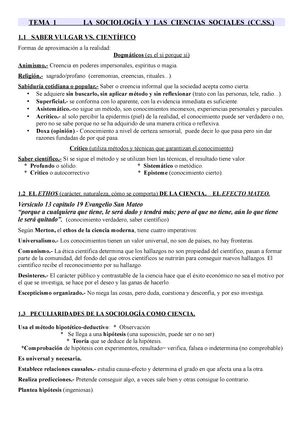 Modelo examen sociología 3 EXAMEN SOCIOLOGIA 1 Anónimo Sociología de