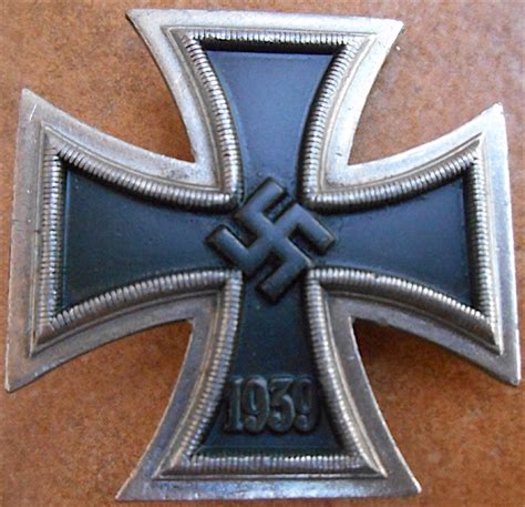 WW2 GERMAN NAZI IRON CROSS MEDAL AWARD 1ST CLASS BY L/12 WEHRMACHT OR WAFFEN SS