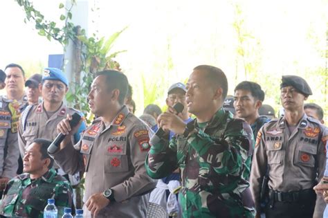 Kapolres Dan Dandim Batam Temui Dan Dengar Curhat Masyarakat Rempang