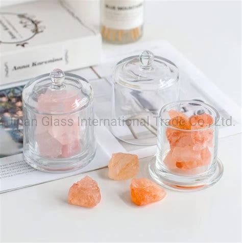 Candlestick With Glass Cover Ins Nordic Fragrance Bottle Diy Manual Wax