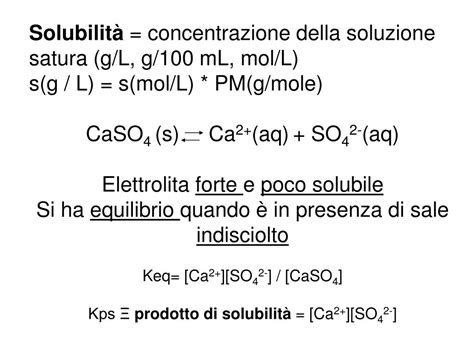 PPT Equilibri di solubilità PowerPoint Presentation free download