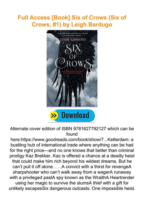 Six Of Crows Chapters 11-20 Summary – XWWOS