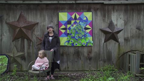 Peacock Barn Quilt By Dawn Marr Youtube