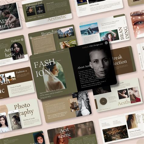 Aesthi Aesthetic Powerpoint Template Masterbundles