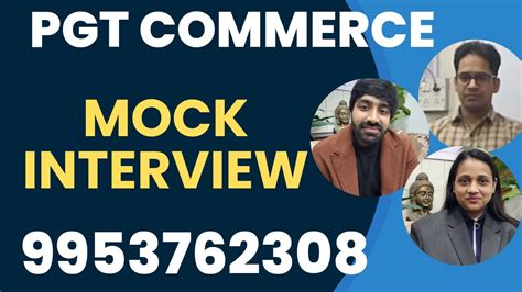 Mock Interview HPSC PGT Commerce Mockinterview Hpsc YouTube