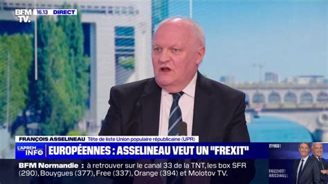 Fran Ois Asselineau T Te De Liste Upr Je Pense Que Nous Pouvons