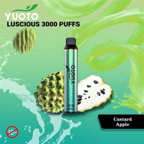 Yuoto Luscious Custard Apple Puffs Yuoto Vape Uae Emirates